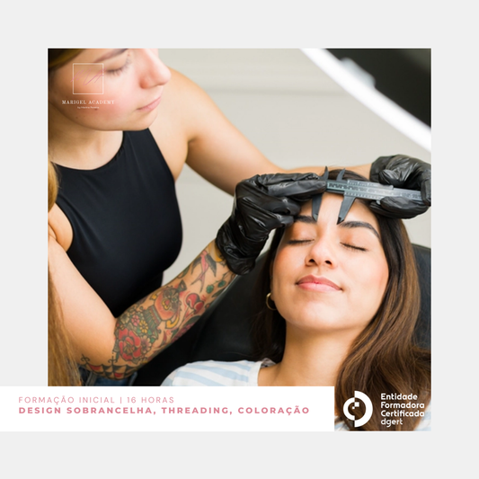 Formação Profissional em Design de Sobrancelha, Threading e Coloração